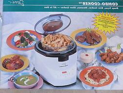 Deni 9100 Combo Cooker Deep Fryer Steamer Rice Cooker Slow C