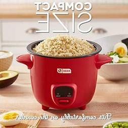Best Small RED Mini Rice Cooker Steamer w/ Removable Nonstic