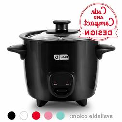 Dash DRCM200BK Mini Rice Cooker Steamer with with Nonstick P