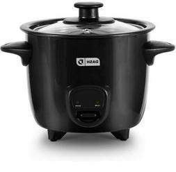 Dash DRCM200BK Mini Rice Cooker Steamer with Removable Nonst
